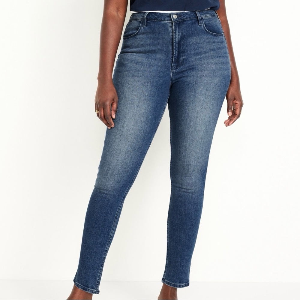 Old Navy Women's High-Rise Skinny Jeans - Blue